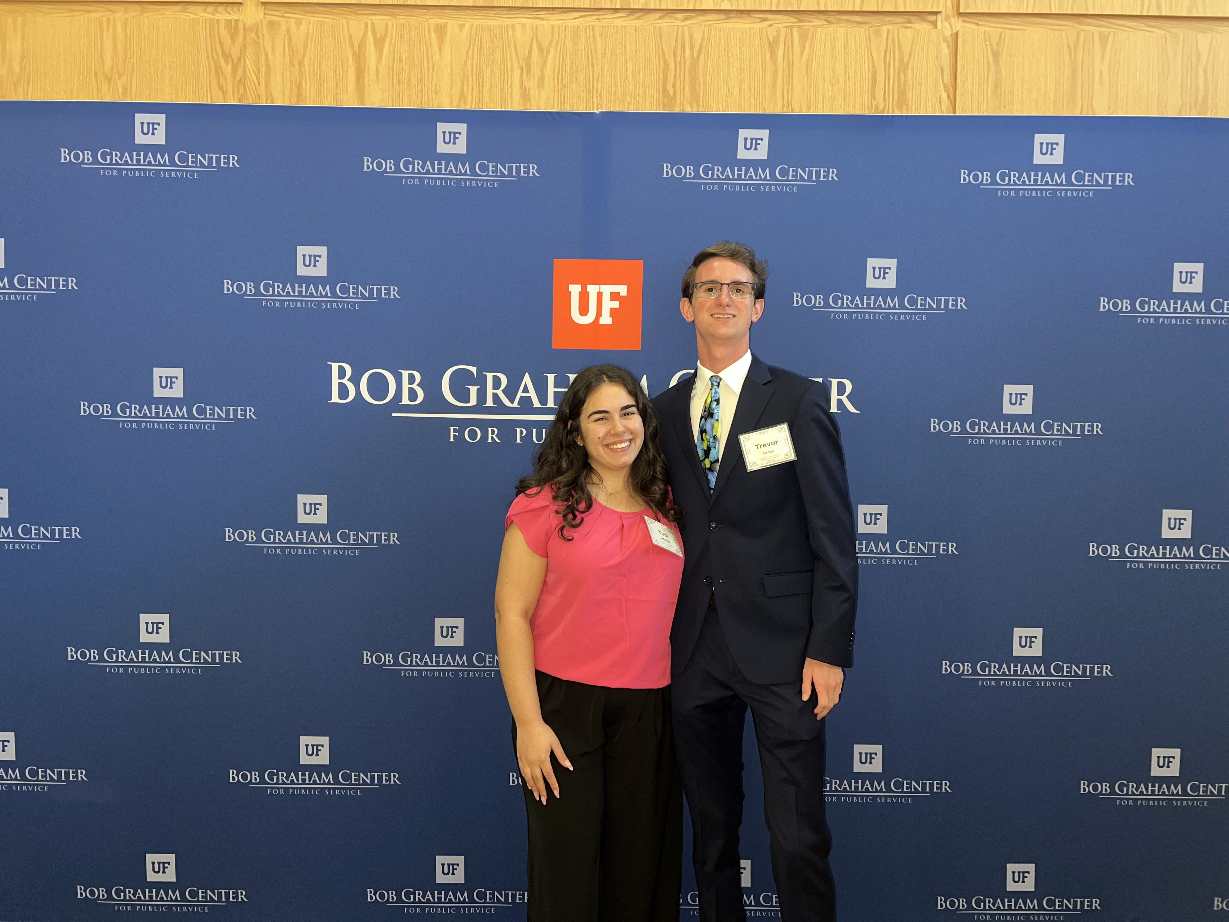 Trevor Gross at the Bob Graham Center Research Symposium